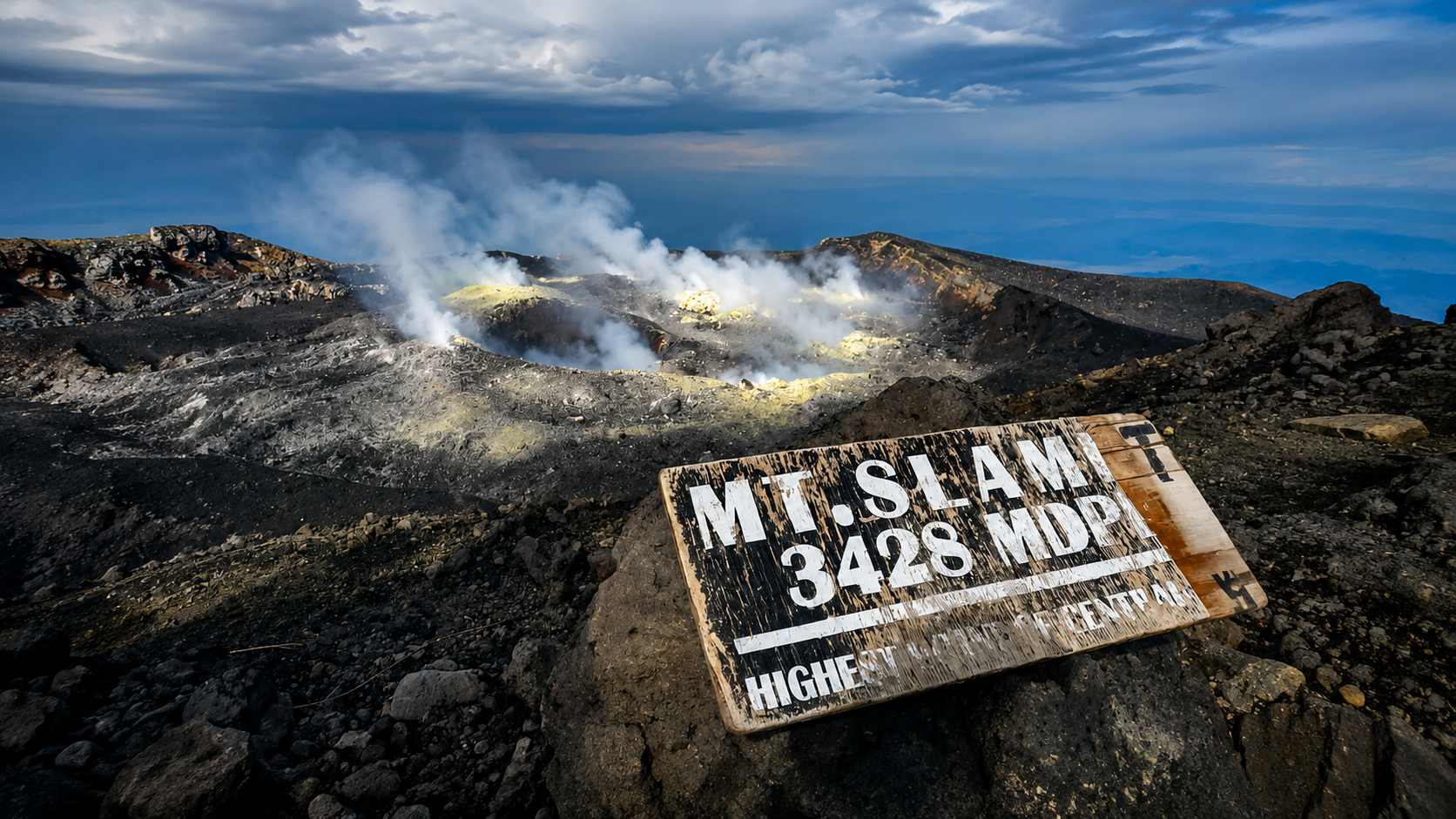 Puncak Gunung Slamet