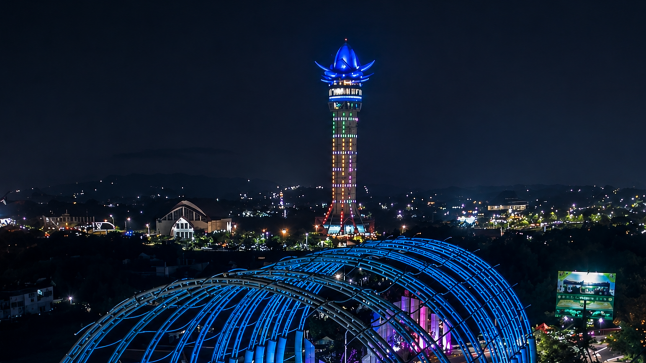 Pesona Menara Teratai